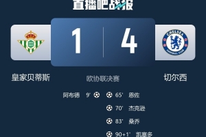 佩罗：贝蒂斯上半场踢得很好，但下半场切尔西换人后造成了困难
